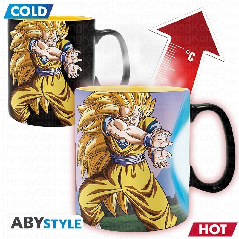 DRAGON BALL Heat Change Mug - Super Saiyan Goku Kamehameha - 460 ml trendygifthk 主圖