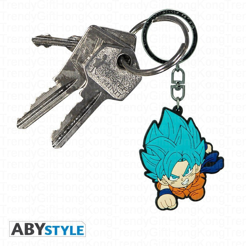 DRAGON BALL SUPER Keychain - Goku Saiyan Blue trendygifthk