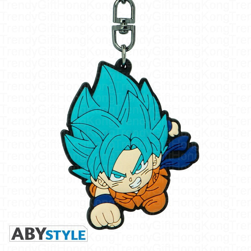 DRAGON BALL SUPER Keychain - Goku Saiyan Blue trendygifthk