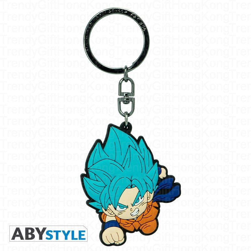 DRAGON BALL SUPER Keychain - Goku Saiyan Blue trendygifthk