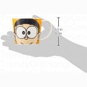 Doraemon Ceramic Mug - 280ml | Cute Anime Coffee Cup | Authentic Pottery from Japan trendygifthk