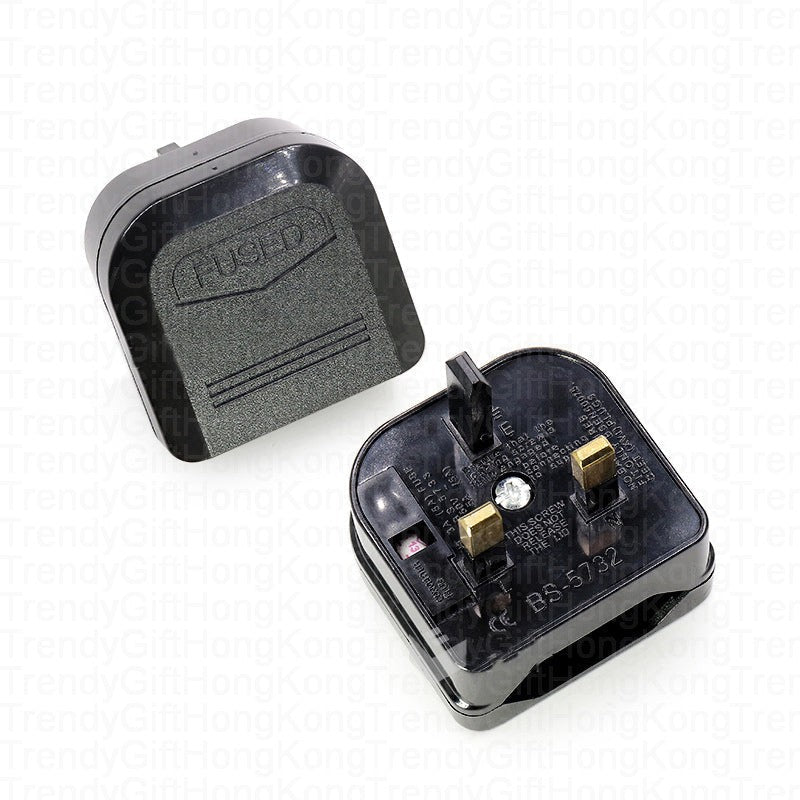 Fused Converter Plug: 2-Pin Type A to 3-Pin British | Model: BS-5732 trendygifthk
