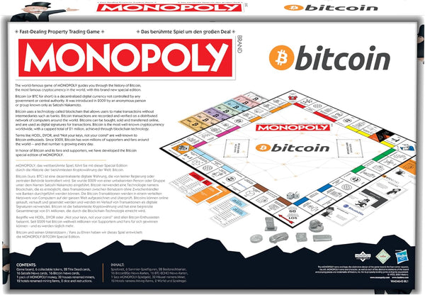 Gomazing Monopoly Bitcoin Special Edition board game