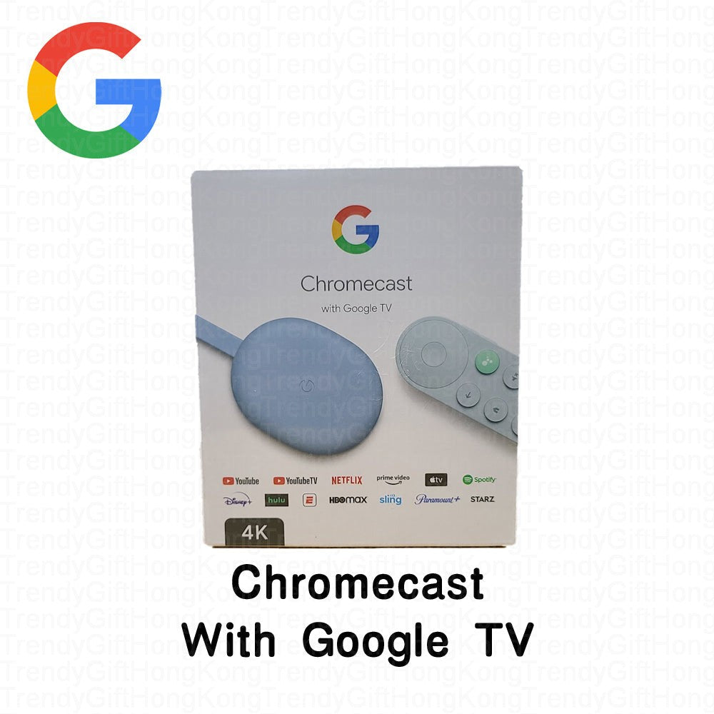 Google Chromecast 4 with Google TV 4K Ultra HD Streaming 
