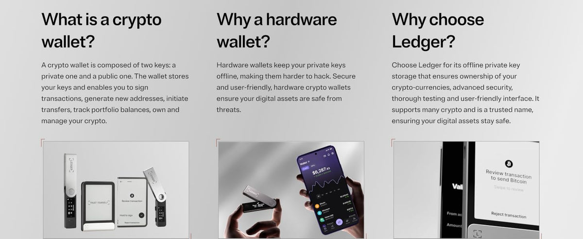 Ledger Flex™ - Next-Gen Secure E Ink® Touchscreen Bitcoin Wallet trendygifthk