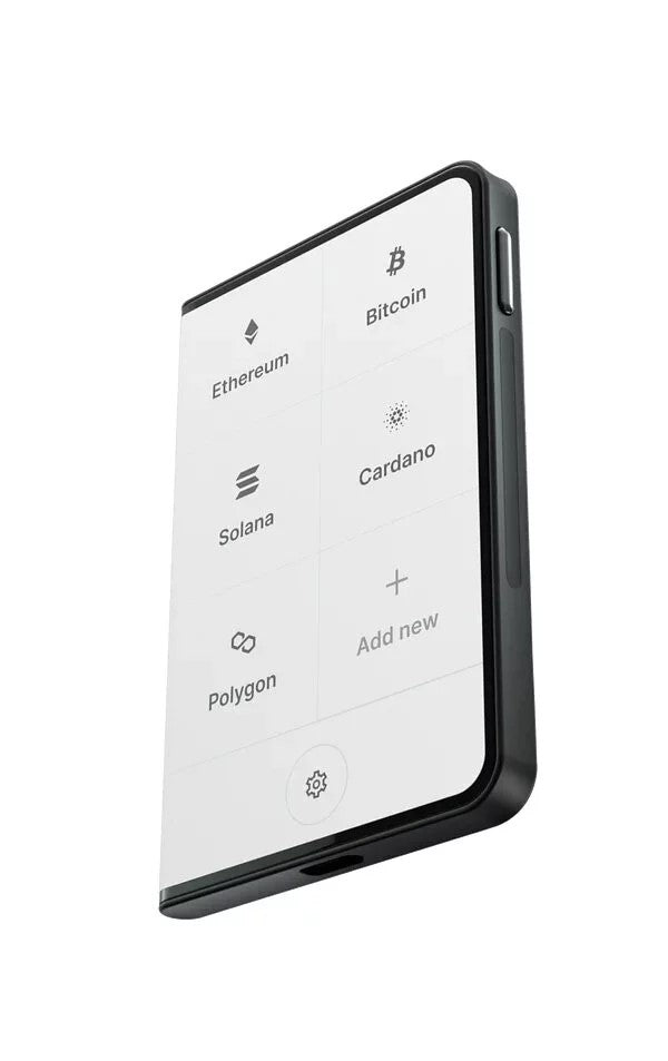 Ledger Stax Crypto Cold Wallet Bitcoin Wallet E-ink touch screen Wallet Magnet Shell protection included trendygifthk Main image