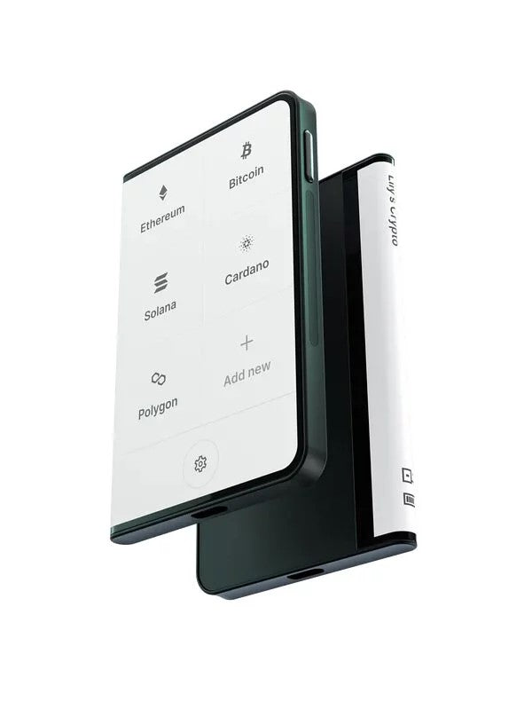 Ledger Stax Crypto Cold Wallet Bitcoin Wallet E-ink touch screen Wallet Magnet Shell protection included Secondary image