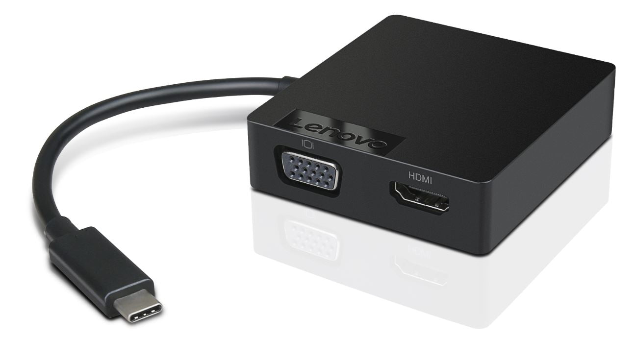 Lenovo USB-C Travel Hub - 基本擴充適配器 副圖
