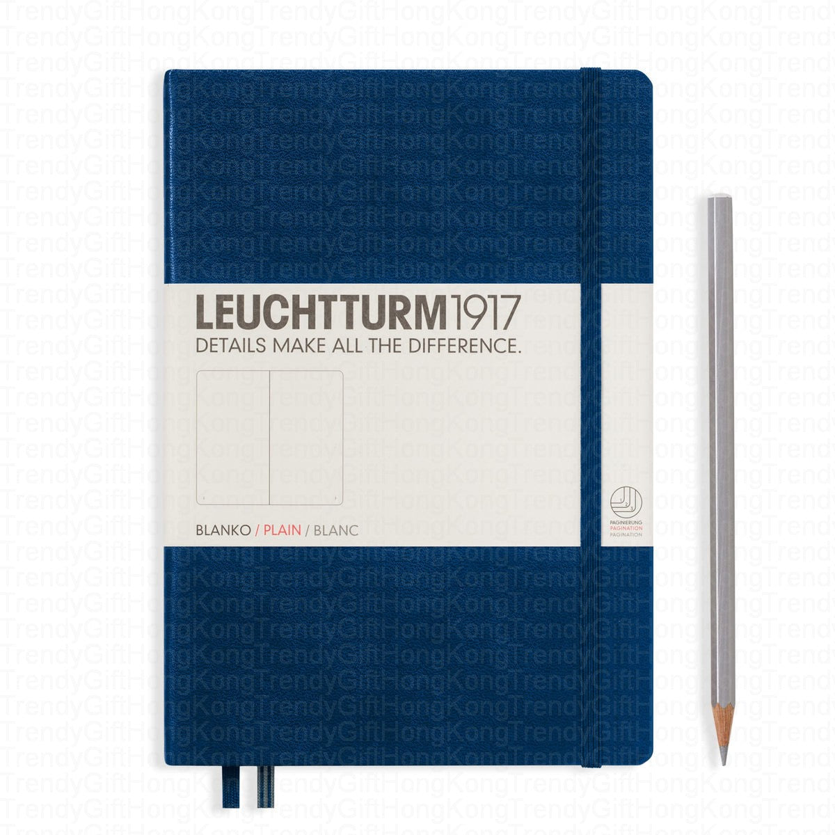 Leuchtturm 1917 Notebook Medium A5 Hardcover, 249 Numbered Pages trendygifthk