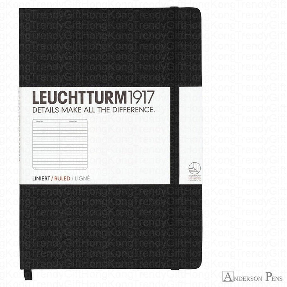 Leuchtturm 1917 Notebook Medium A5 Hardcover, 249 Numbered Pages trendygifthk