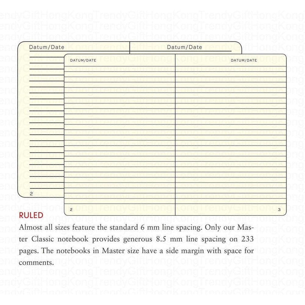 Leuchtturm 1917 Notebook Medium A5 Hardcover, 249 Numbered Pages trendygifthk