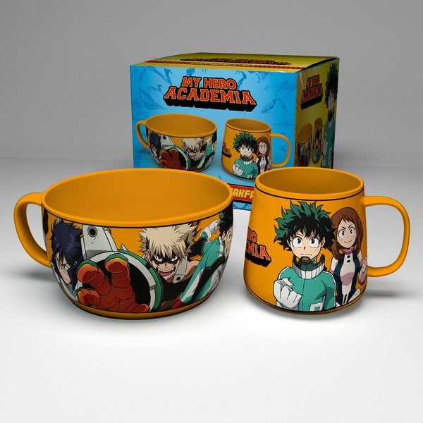 MY HERO ACADEMIA Breakfast Set Mug + Bowl Heroes | Shop Now trendygifthk