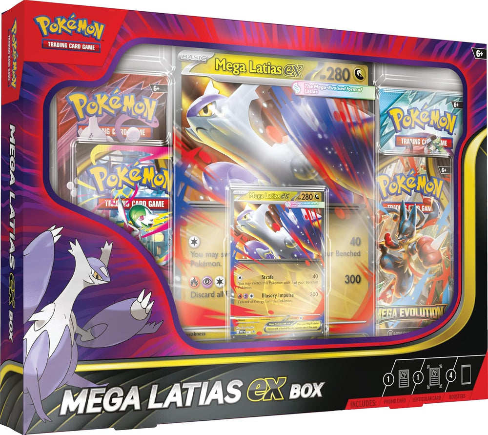 Pokémon TCG Mega Latias ex Box with Booster Packs trendygifthk