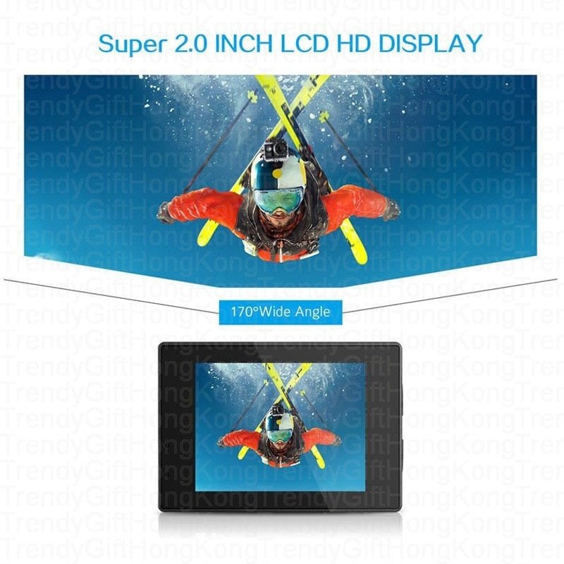 Mini Camera Full HD 1080p Action Camera - Waterproof, Diving Sports, 170° Wide Angle trendygifthk