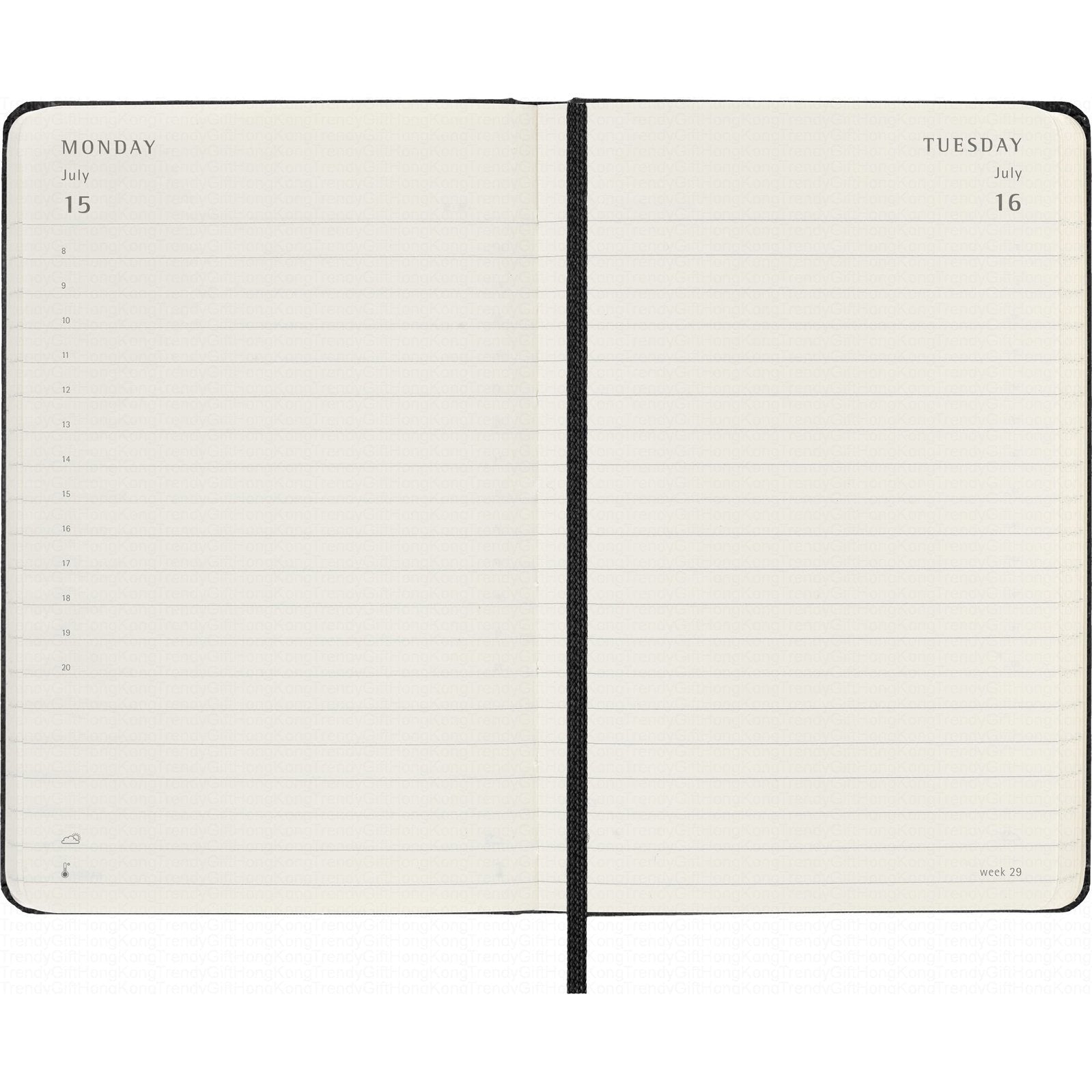 Moleskine 2024 12 Month Daily Planner Notebook - Hard Cover trendygifthk