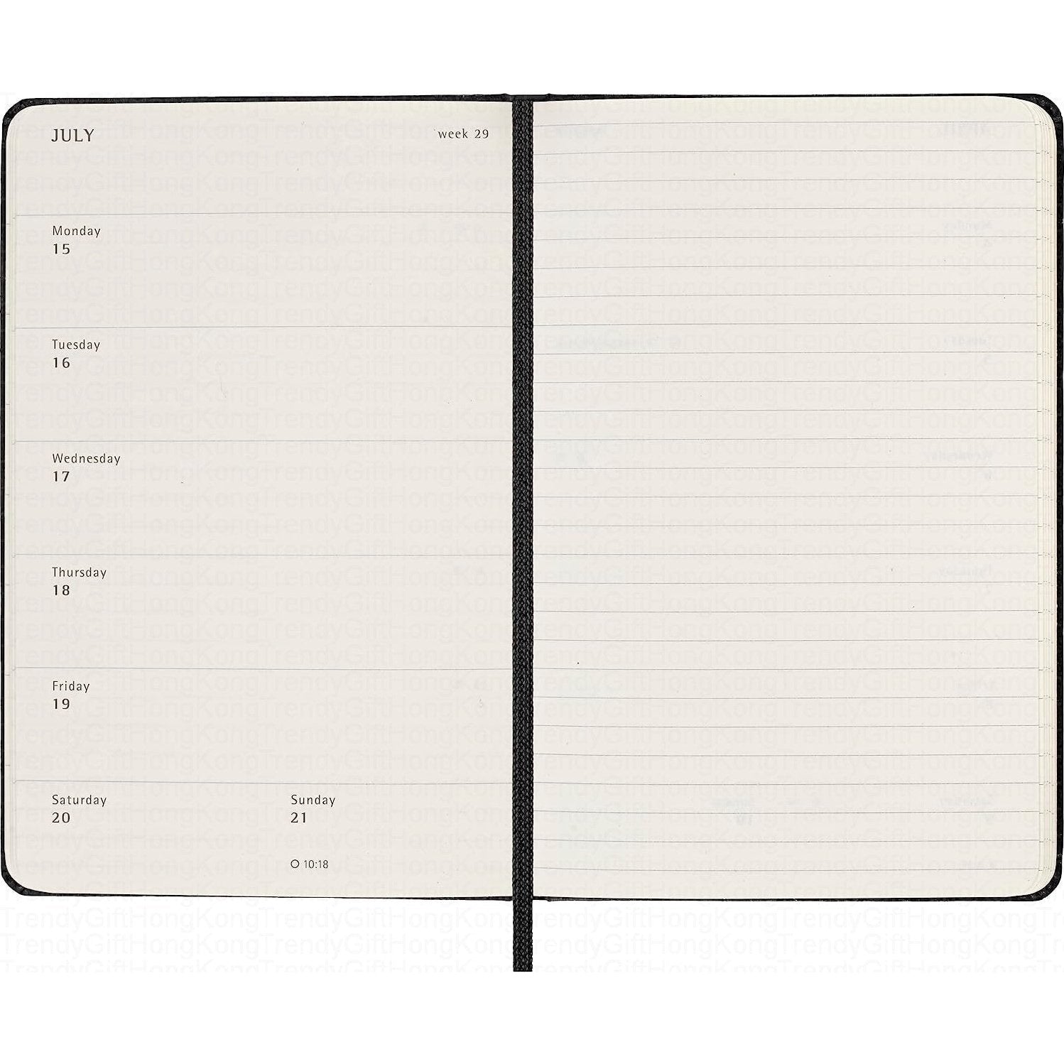 Moleskine 2024 12 Month Weekly Planner Notebook - Hard Cover trendygifthk
