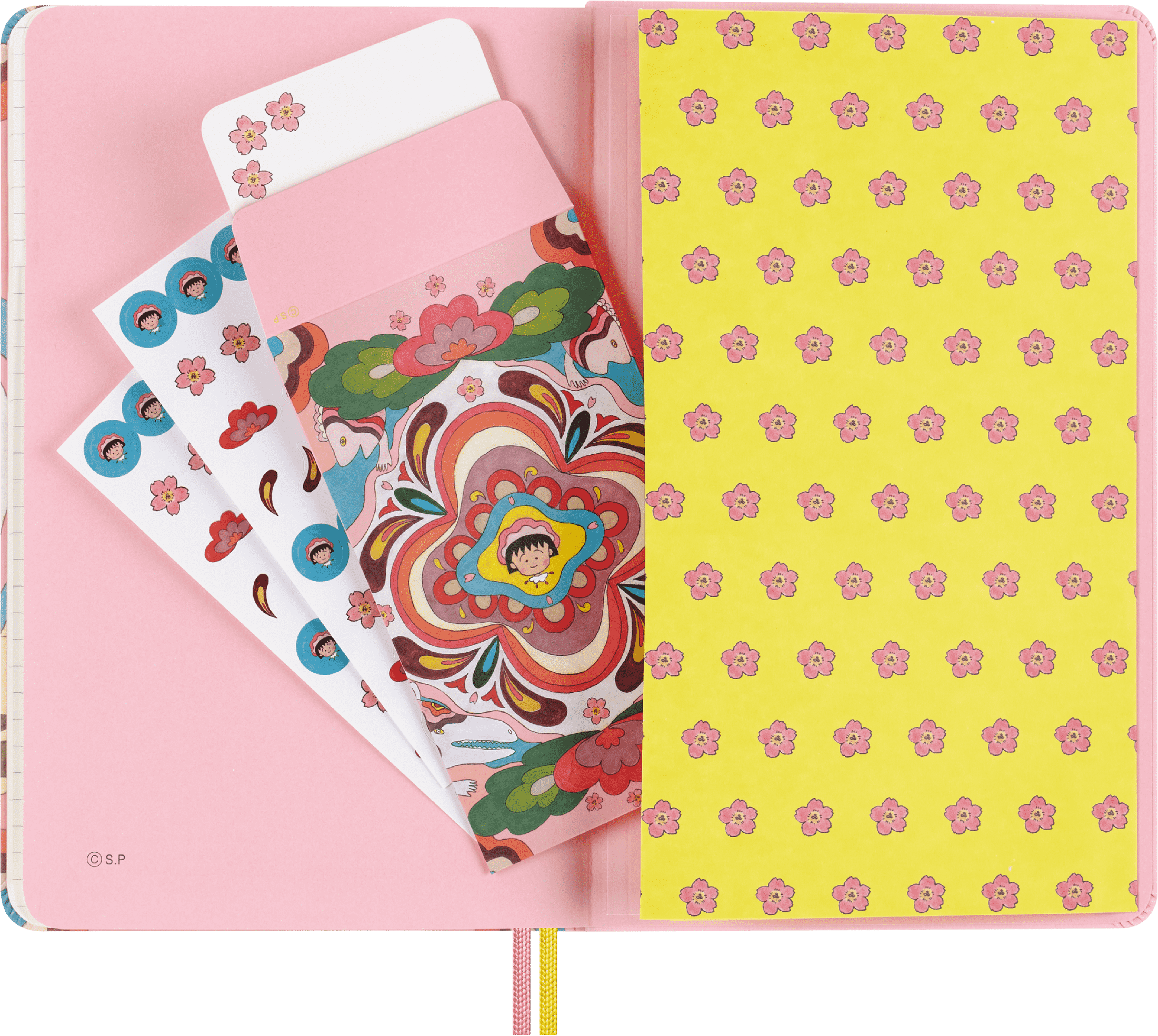Moleskine 2024-2025 Sakura 18-Month Planner | Exclusive Momoko Sakura Designed Planner In A Gift Box trendygifthk