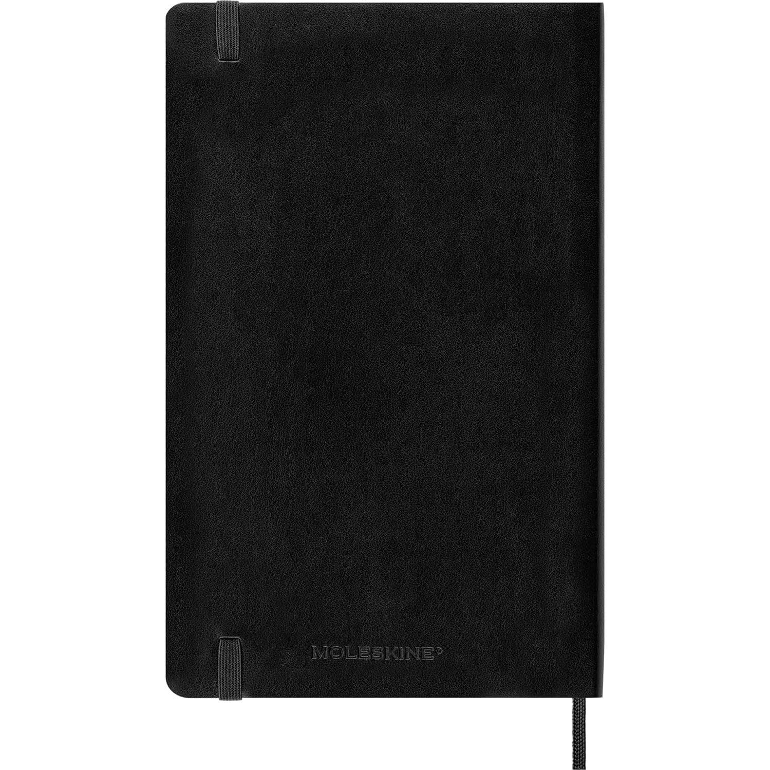 Moleskine 2025 12 Monthly Planner - Black Soft Cover trendygifthk
