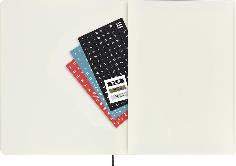 Moleskine 2026 12 Monthly Planner - Black Soft Cover trendygifthk