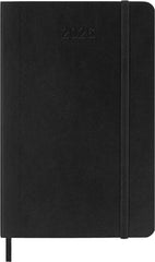 Moleskine 2026 12 Monthly Planner - Black Soft Cover trendygifthk