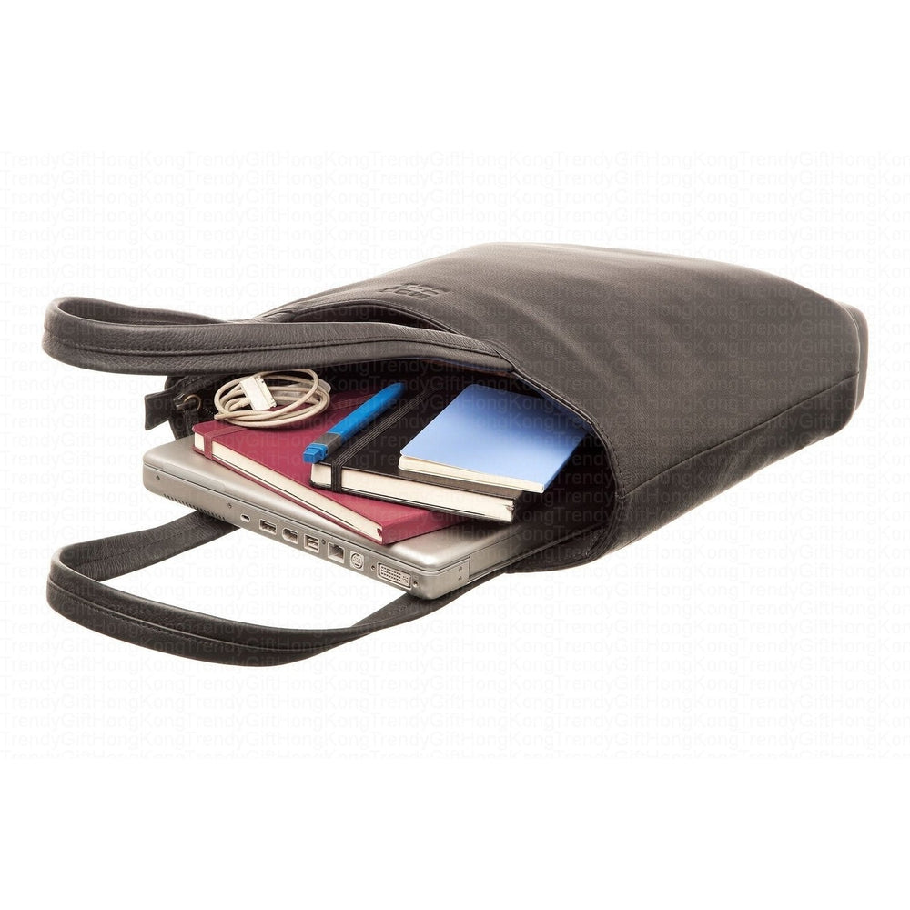 Moleskine CLASSIC LEATHER BAG TOTE BLACK Defective Product non-refund/exchange trendygifthk