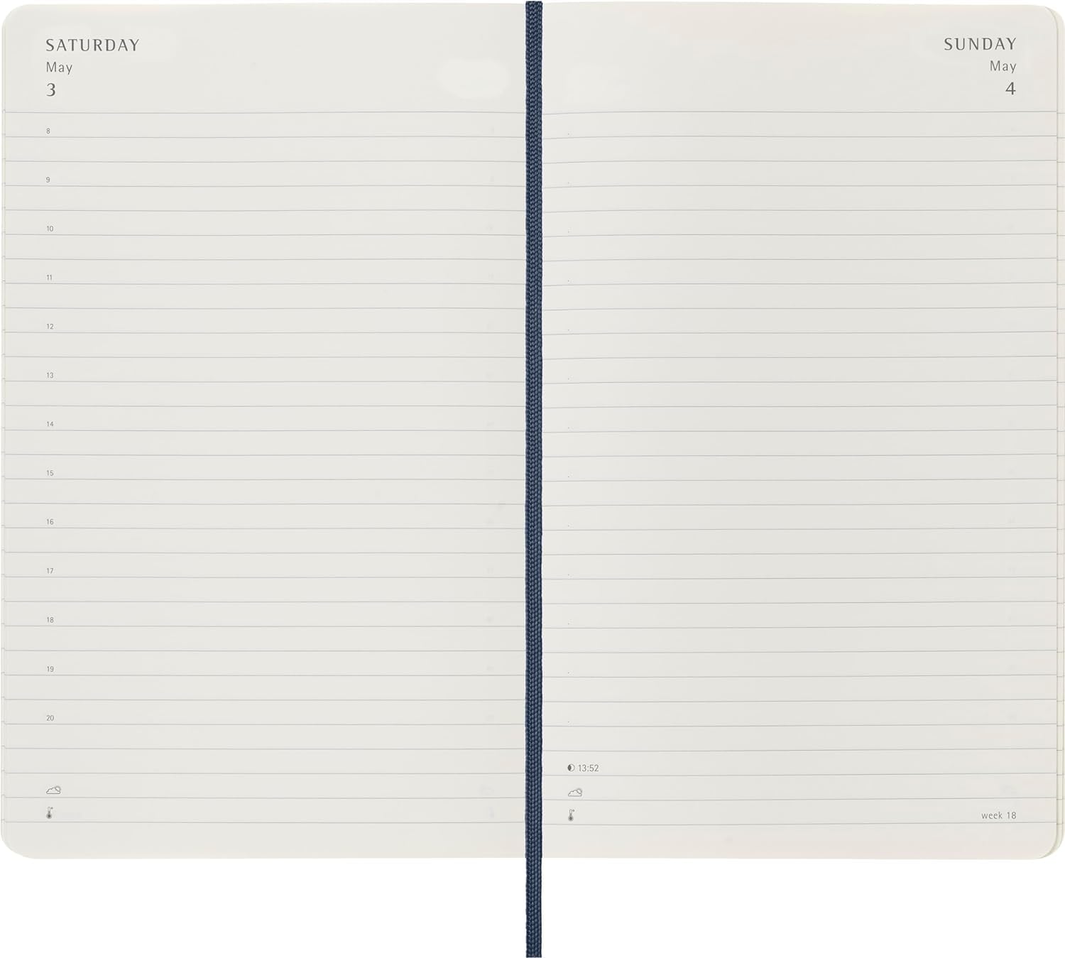 Moleskine Classic 12-Month 2025 Daily Planner, 400 Pages trendygifthk