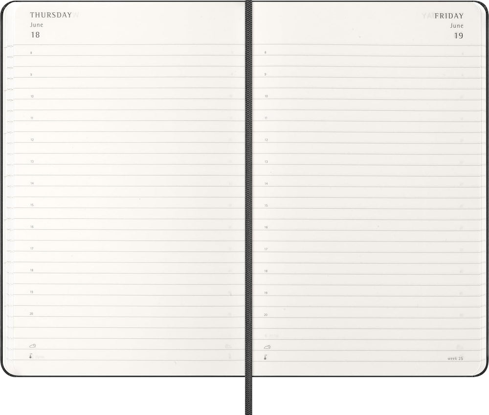 Moleskine Classic 2026 Daily Planner - Black cover, 12 Month trendygifthk