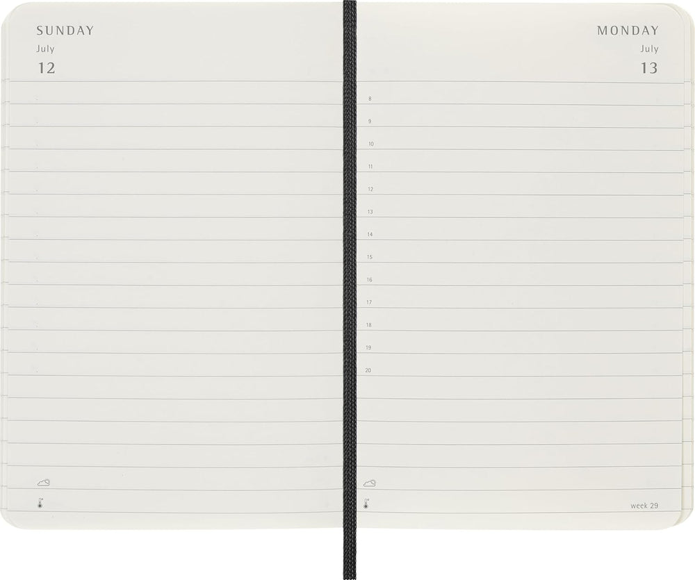 Moleskine Classic 2026 Daily Planner - Black cover, 12 Month trendygifthk