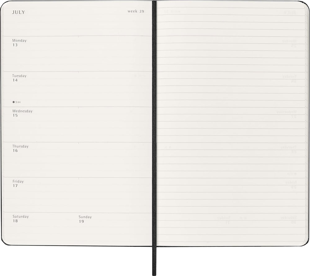 Moleskine Classic 2026 Weekly Planner - Large Size 13x21 cm trendygifthk