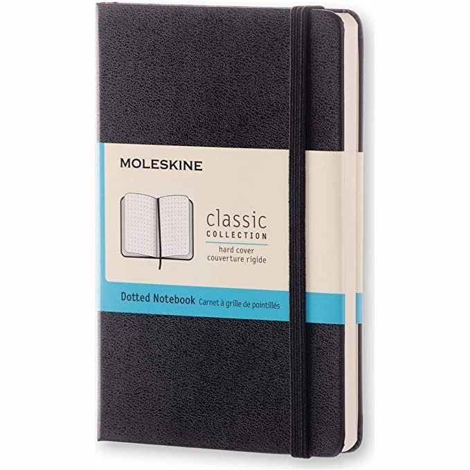Moleskine Classic Pocket Notebook - Hard Cover 9 x 14 CM trendygifthk