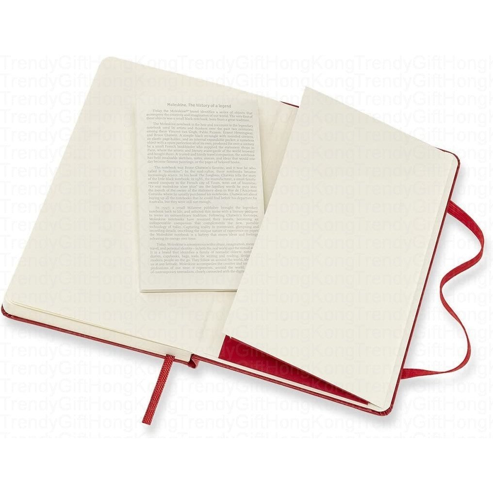 Moleskine Classic Pocket Notebook - Hard Cover 9 x 14 CM trendygifthk