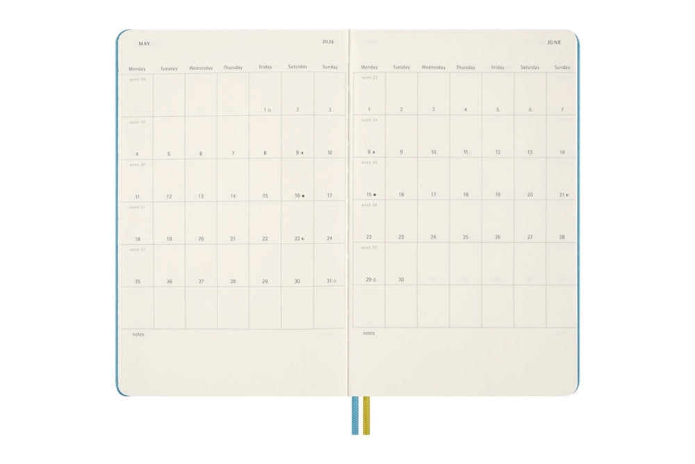 Moleskine 18M 2025-2026 Agenda 'Peanuts: Charlie & Lucy' - Weekly, Hardcover Large trendygifthk