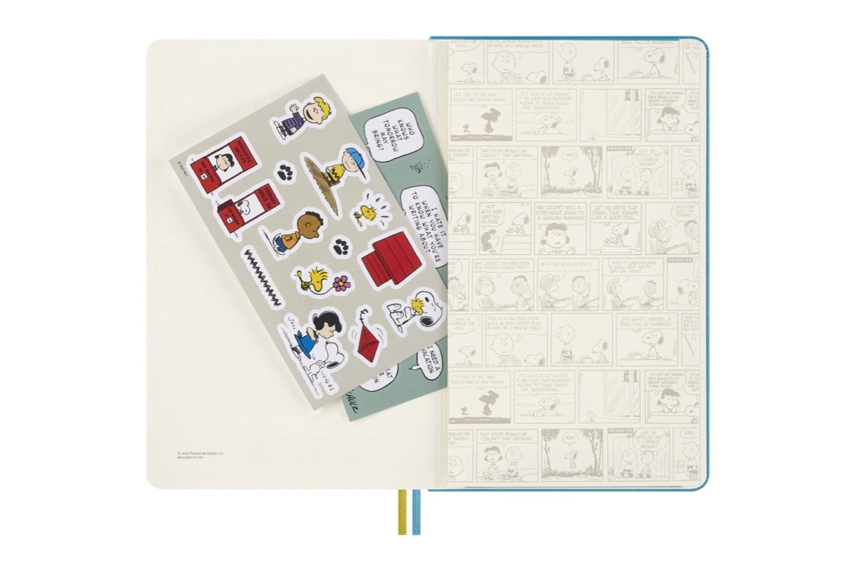 Moleskine 18M 2025-2026 Agenda 'Peanuts: Charlie & Lucy' - Weekly, Hardcover Large
