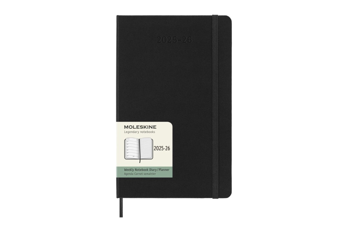 Moleskine Classic Weekly Planner (2025-2026) | 18 Months | Compact at a Mere 208 Pages