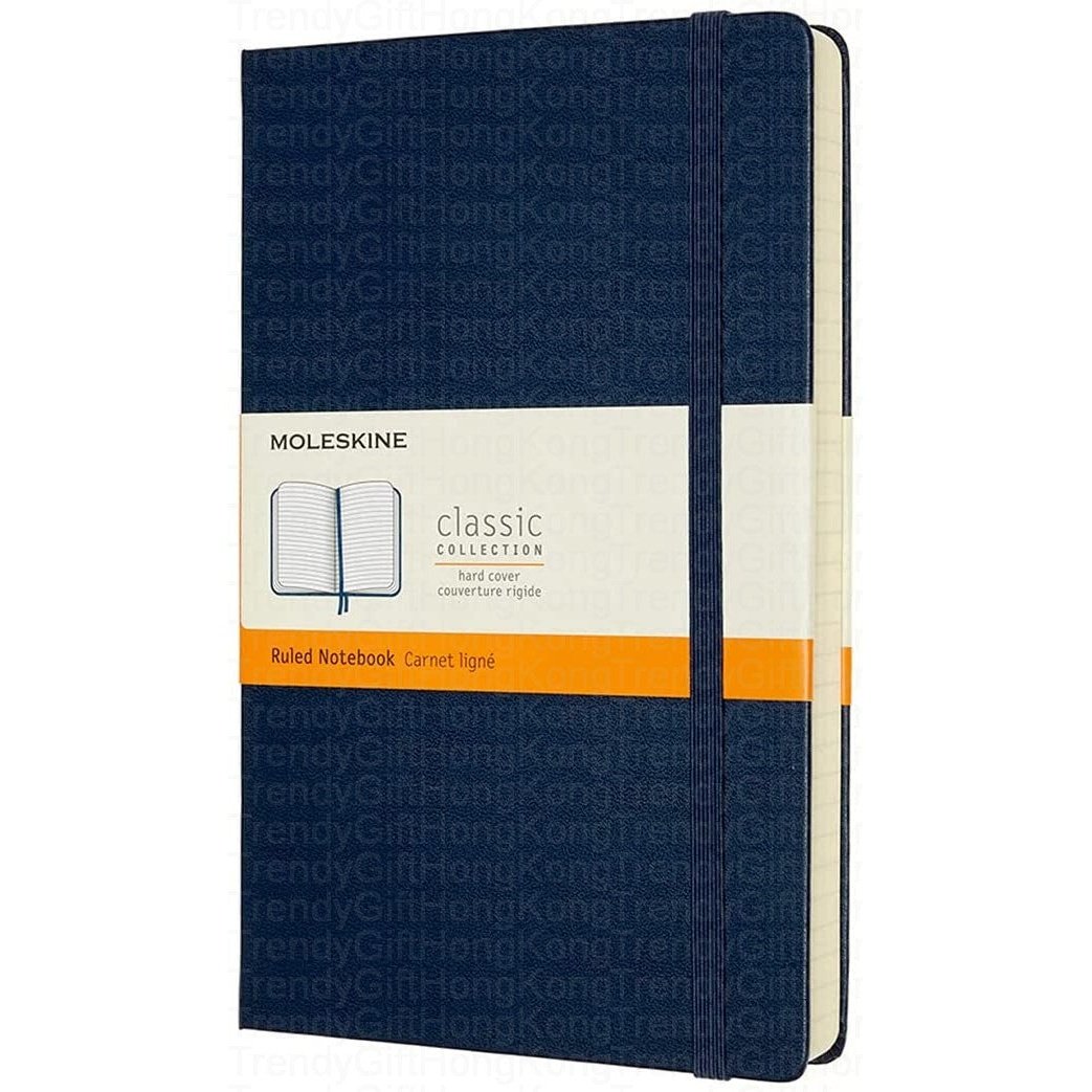 Moleskine Expanded Large Hardcover Notebook - Ruled - 400 Pages - 13 x 21 CM trendygifthk