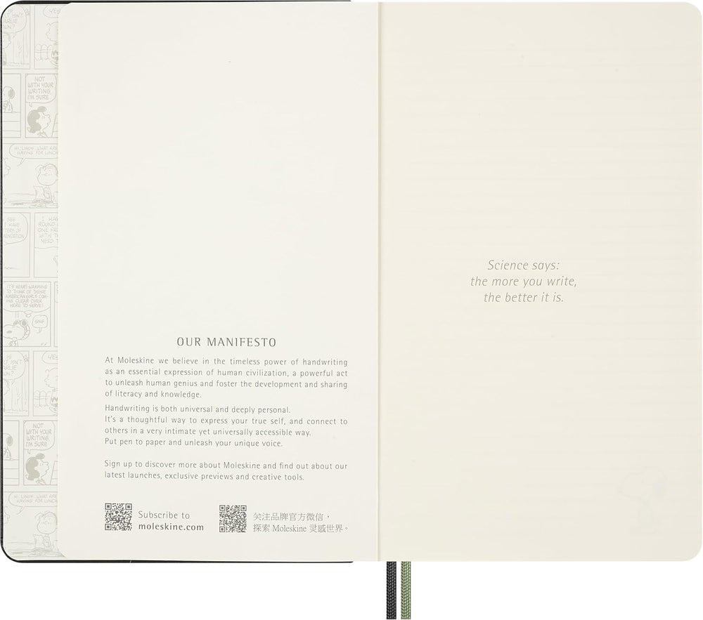 Moleskine Limited Edition Peanuts Charlie Brown & Friends Notebook - Large, Ruled, Hard Cover trendygifthk