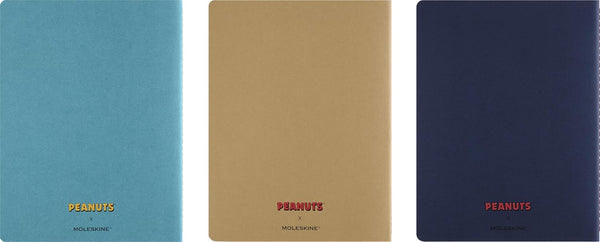 Moleskine Limited Edition Peanuts Set of 3 XL Cahier Journals - Ruled, Soft Cover trendygifthk