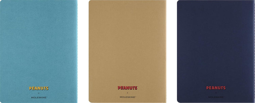 Moleskine Limited Edition Peanuts Set of 3 XL Cahier Journals - Ruled, Soft Cover trendygifthk