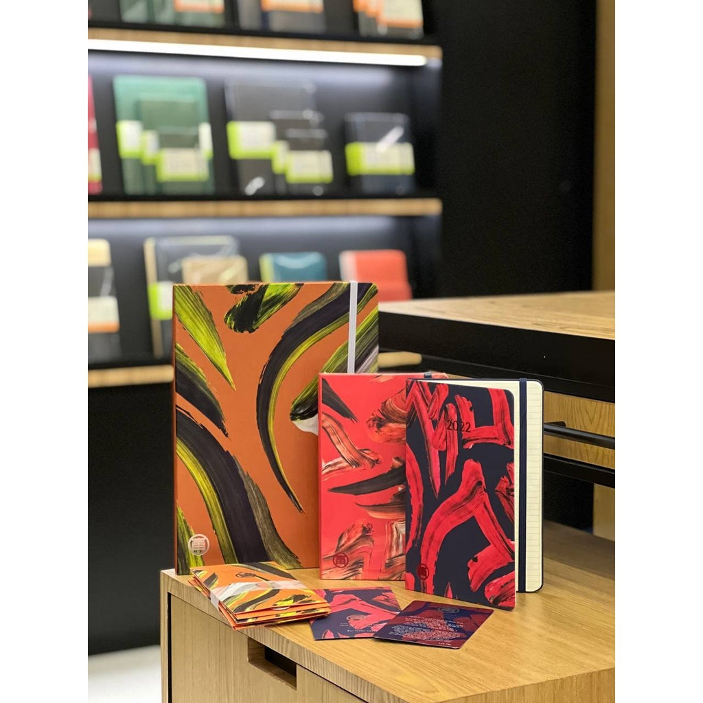 Moleskine Limited Edition Year of the Tiger A4 Notebook Lok Ng Collection Box with 8 Lucky Envelopes trendygifthk