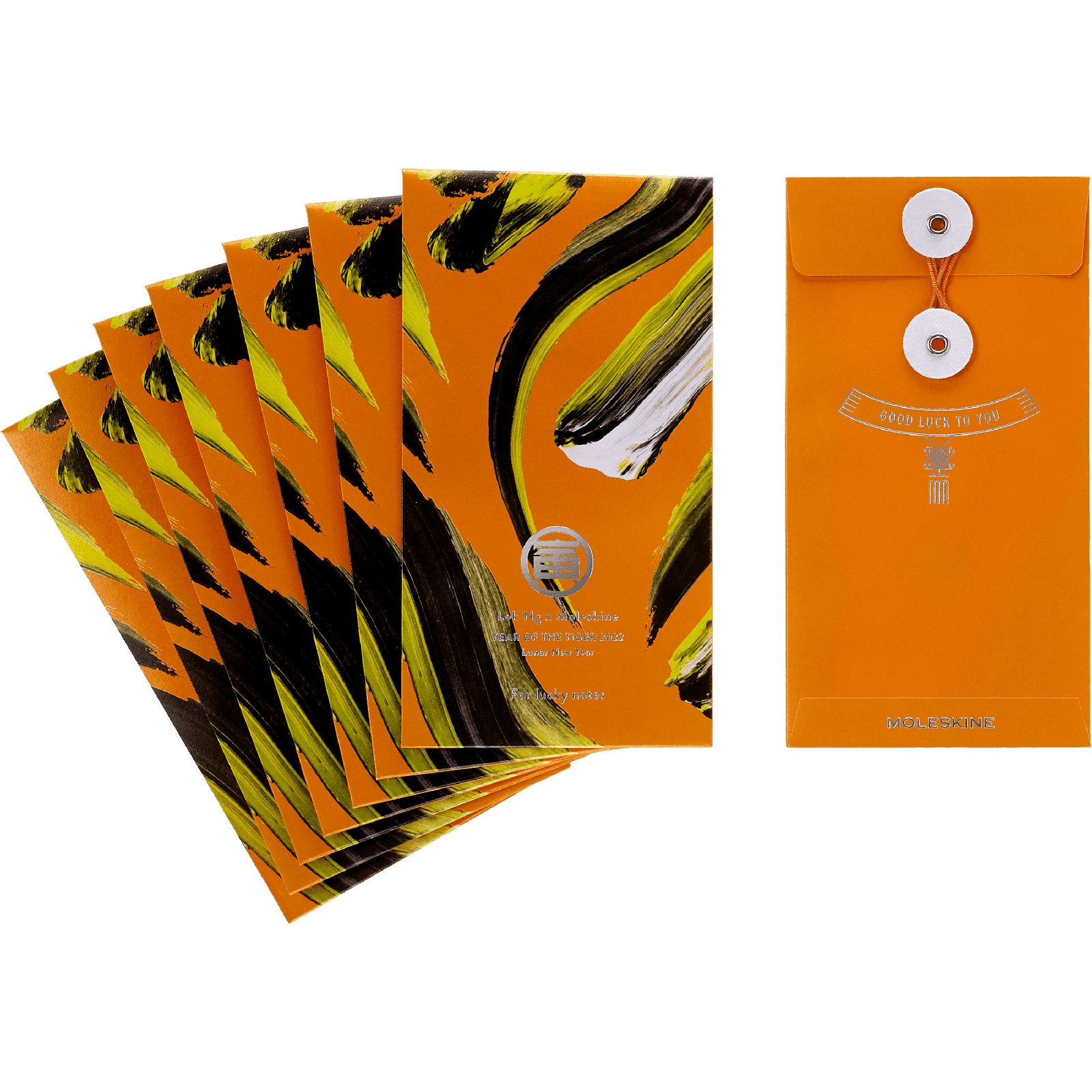 Moleskine Limited Edition Year of the Tiger A4 Notebook Lok Ng Collection Box with 8 Lucky Envelopes trendygifthk