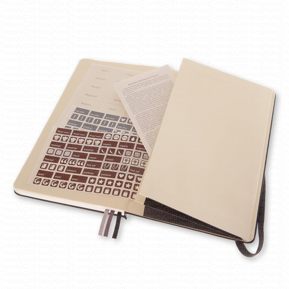 Moleskine Passion Journal Chocolate - 13 x 21 CM trendygifthk