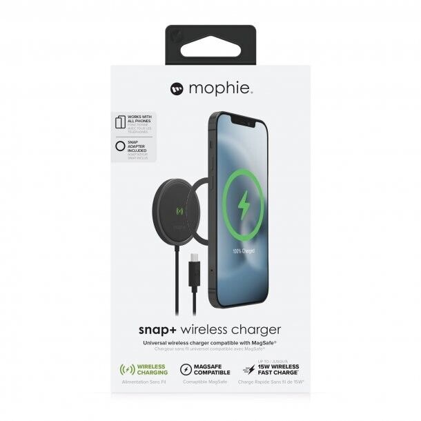 Mophie SNAP+ Wireless Charger Pad - Universal 15W Fast Charging trendygifthk
