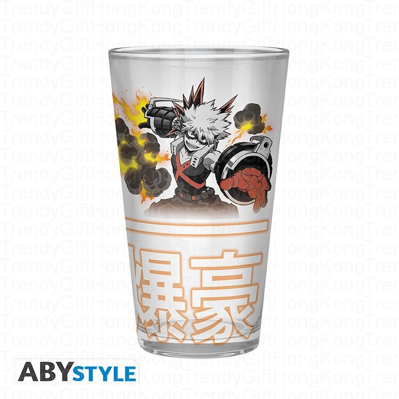 My Hero Academia Large Glass - Izuku & Bakugo - 400ml trendygifthk