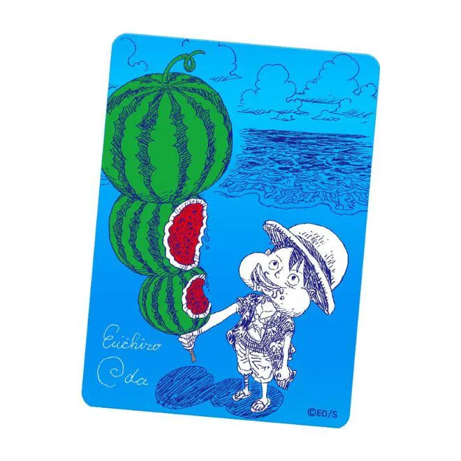 One Piece Luffy Metallic Collector Card 2026 Watermelon NatsuComi 2026