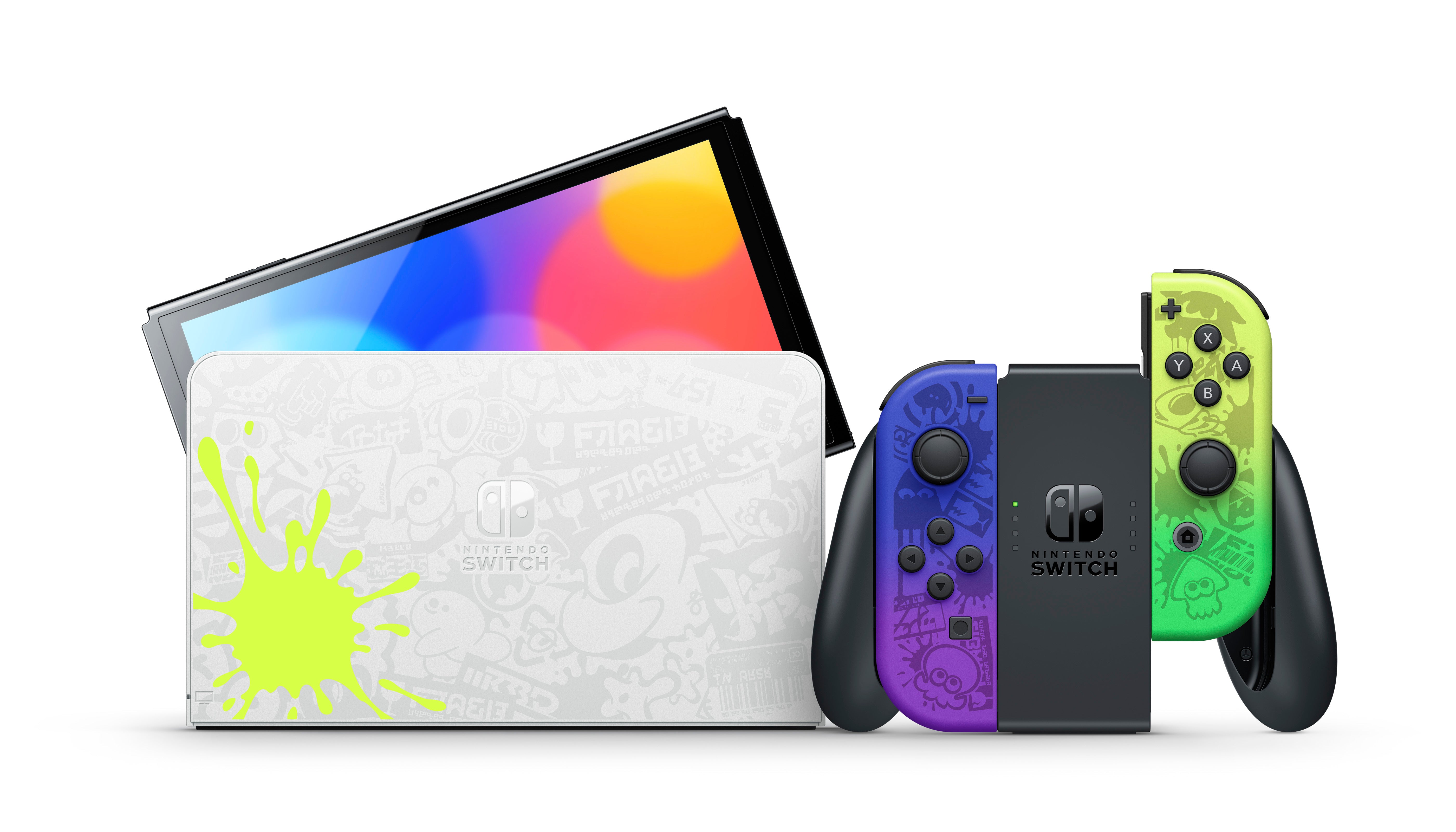 Nintendo Switch OLED Model Splatoon 3 Edition Console Hong Kong Version trendygifthk
