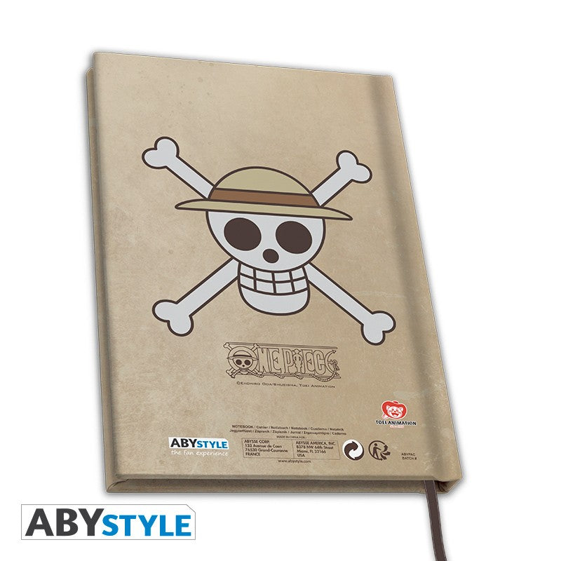 ONE PIECE A5 "Wanted Luffy" Notebook by ABYstyle trendygifthk