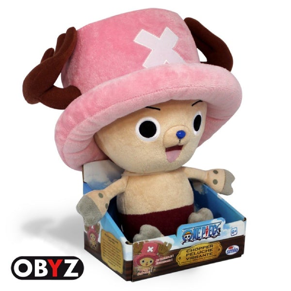 One Piece 喬巴震動毛絨公仔，30 厘米