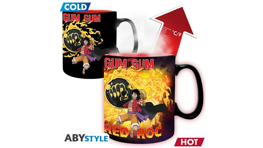 ONE PIECE Epic Showdown: Luffy vs Kaido Heat-Change Mug - 460ml trendygifthk Main image