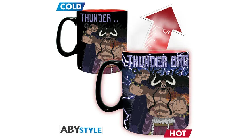 ONE PIECE Epic Showdown: Luffy vs Kaido Heat-Change Mug - 460ml trendygifthk