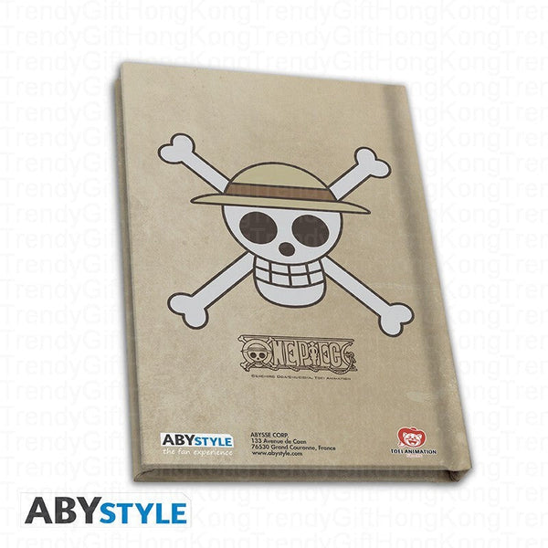 ONE PIECE Gift Pack - Mug 320ml, Metal Keyring, Notebook | "Wanted Luffy" trendygifthk